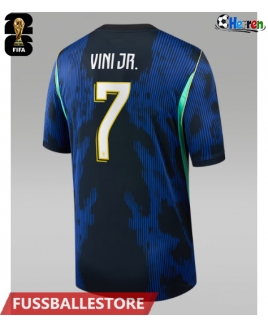 Günstige Brasilien Vinicius Junior #7 Auswärtstrikot WM 2026 Kurzarm